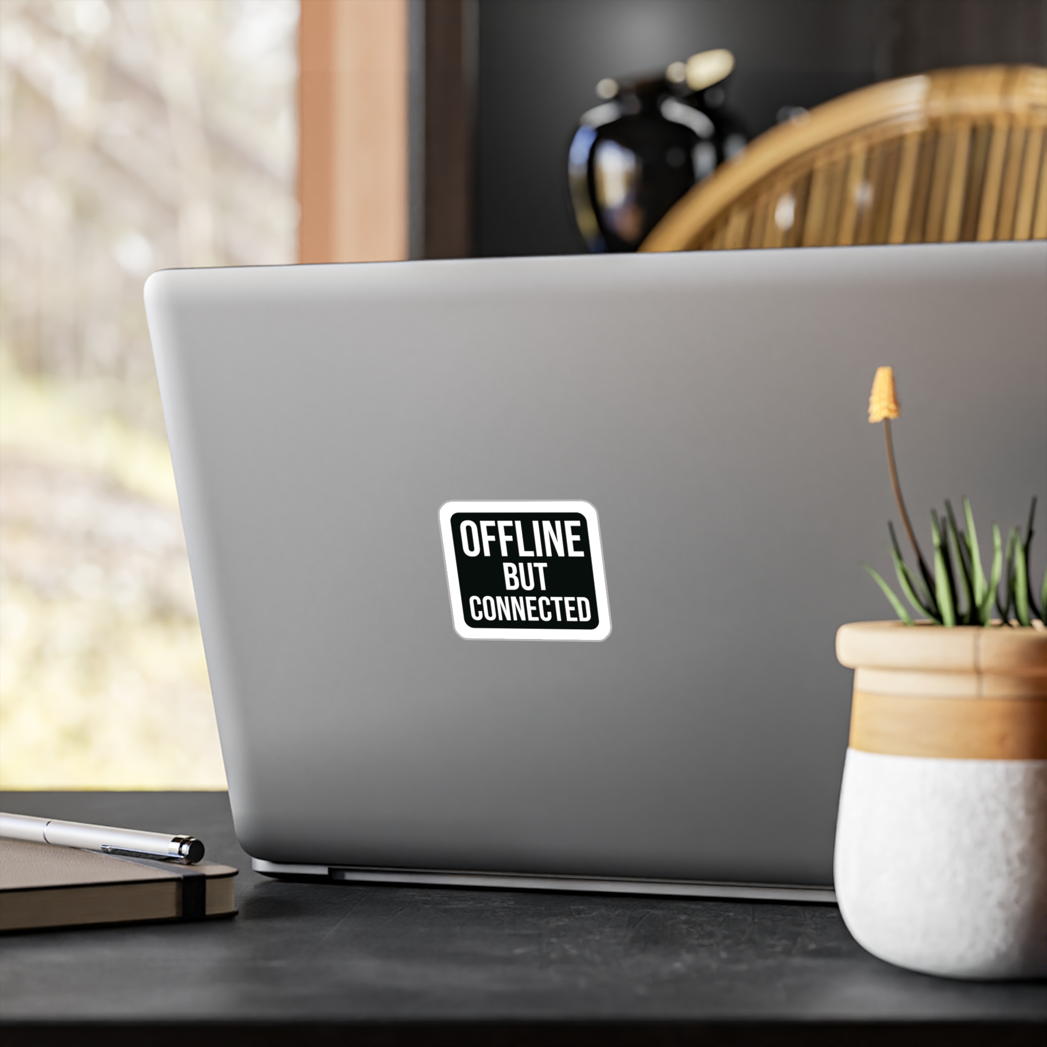 Offline But Connected – Vinyl Decal